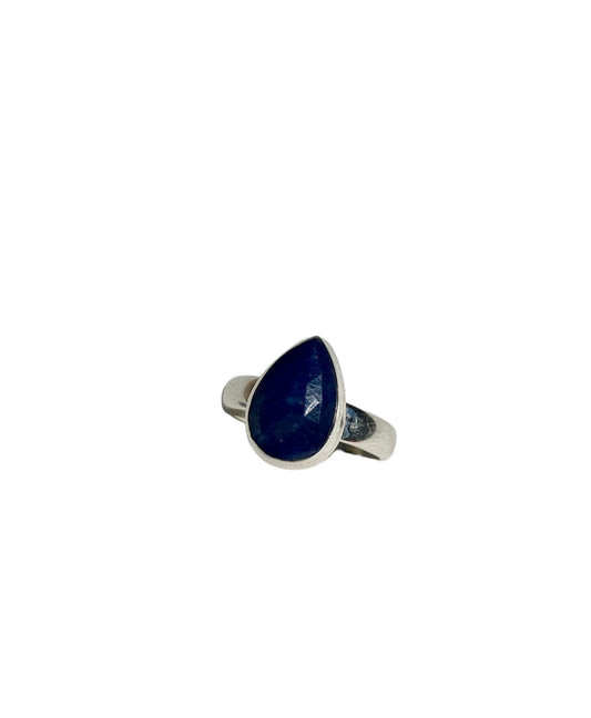 Blue Sapphire, Natural, Stone, .925 Sterling Silver, Ring #BS100