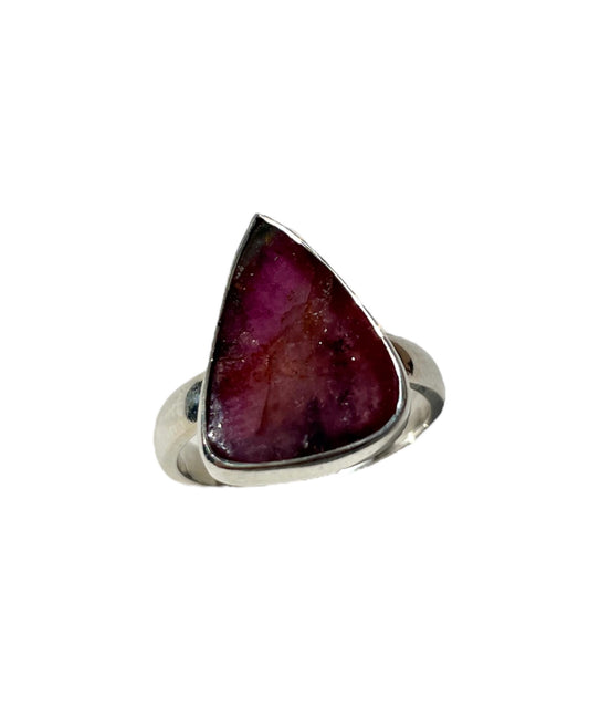 Pink Tourmaline, Natural, .925 Sterling Silver, Ring #PT101