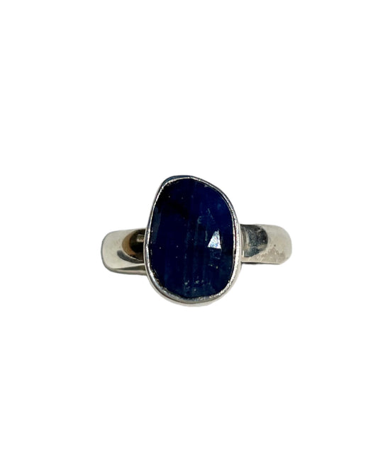 Blue Sapphire, Natural, Stone, .925 Sterling Silver, Ring #BS101