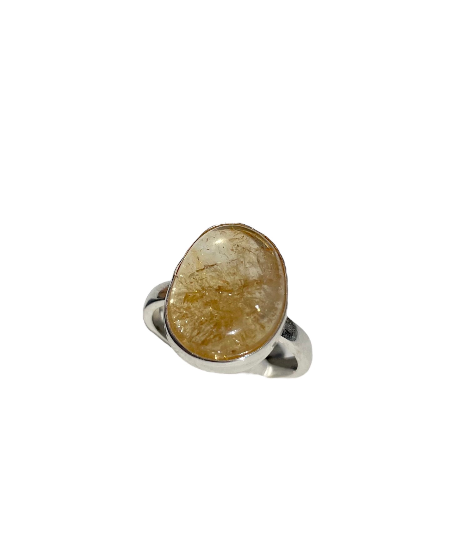 Citrine, Natural, Stone, .925 Sterling Silver, Ring #C103