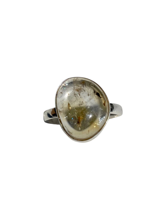 Citrine, Natural, Stone, .925 Sterling Silver, Ring #C102