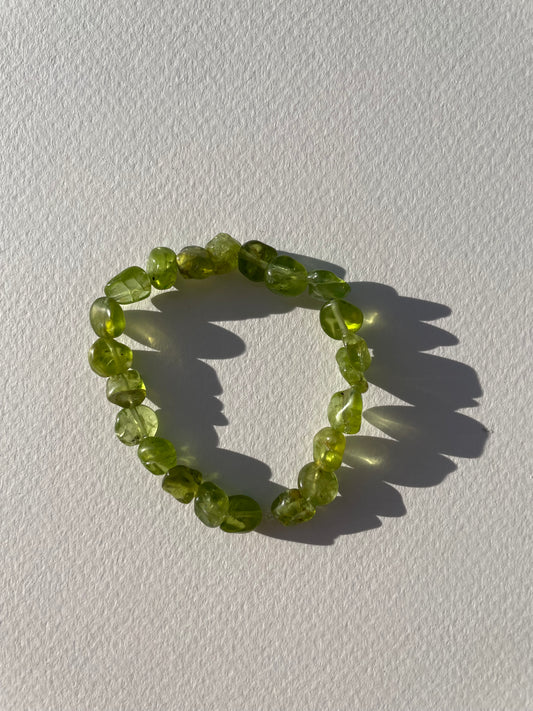 Peridot, Natural, Stone, Bracelet