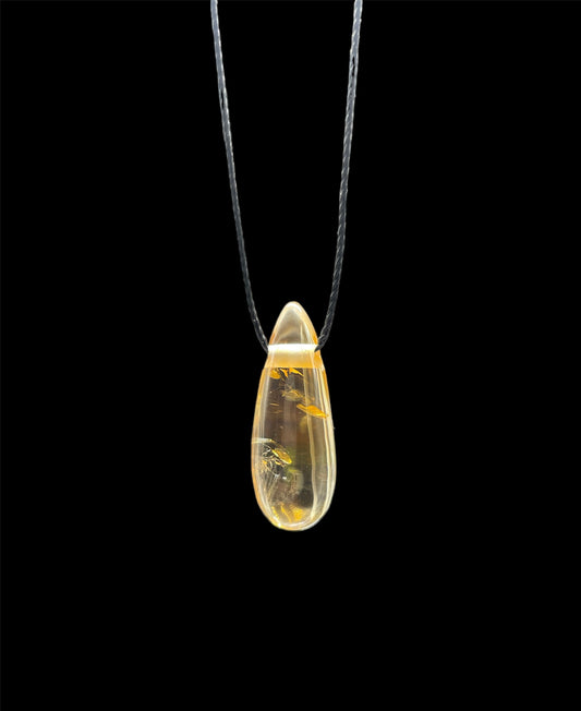 Citrine, Natural, Stone, Pendant, Necklace