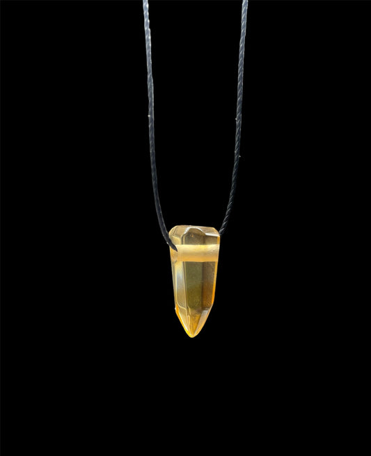 Citrine, Natural, Stone, Pendant, Necklace