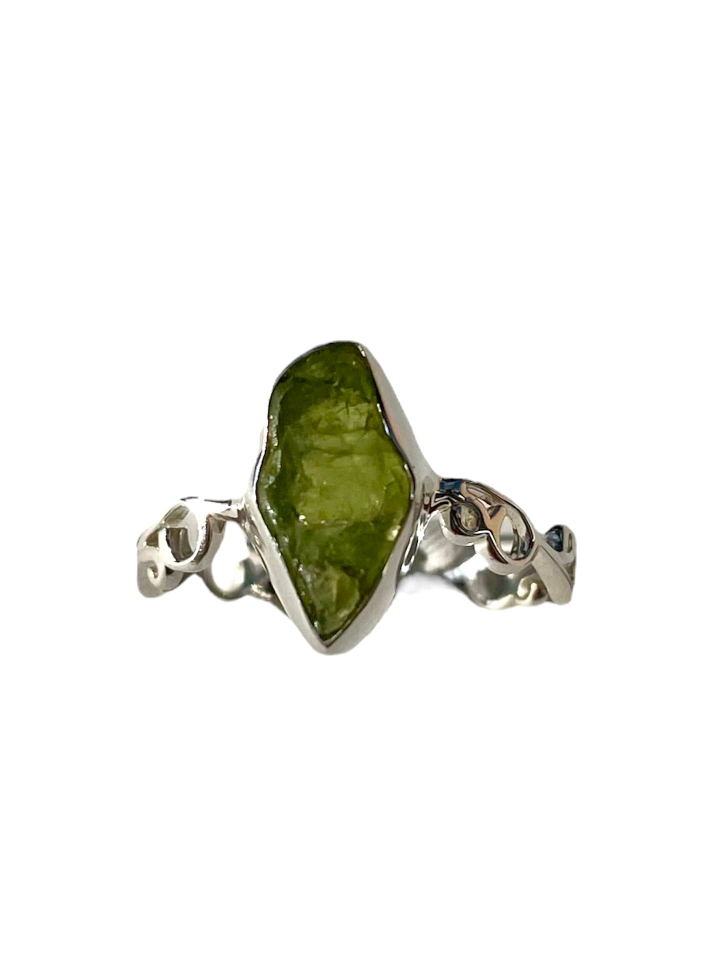 Peridot, Natural, Stone, .925 Sterling Silver, Ring