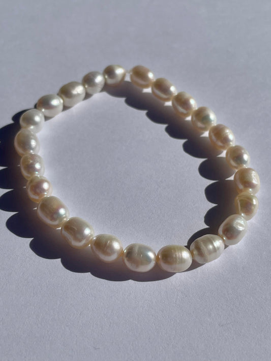 Fresh Water Pearl, Natural, Bracelet