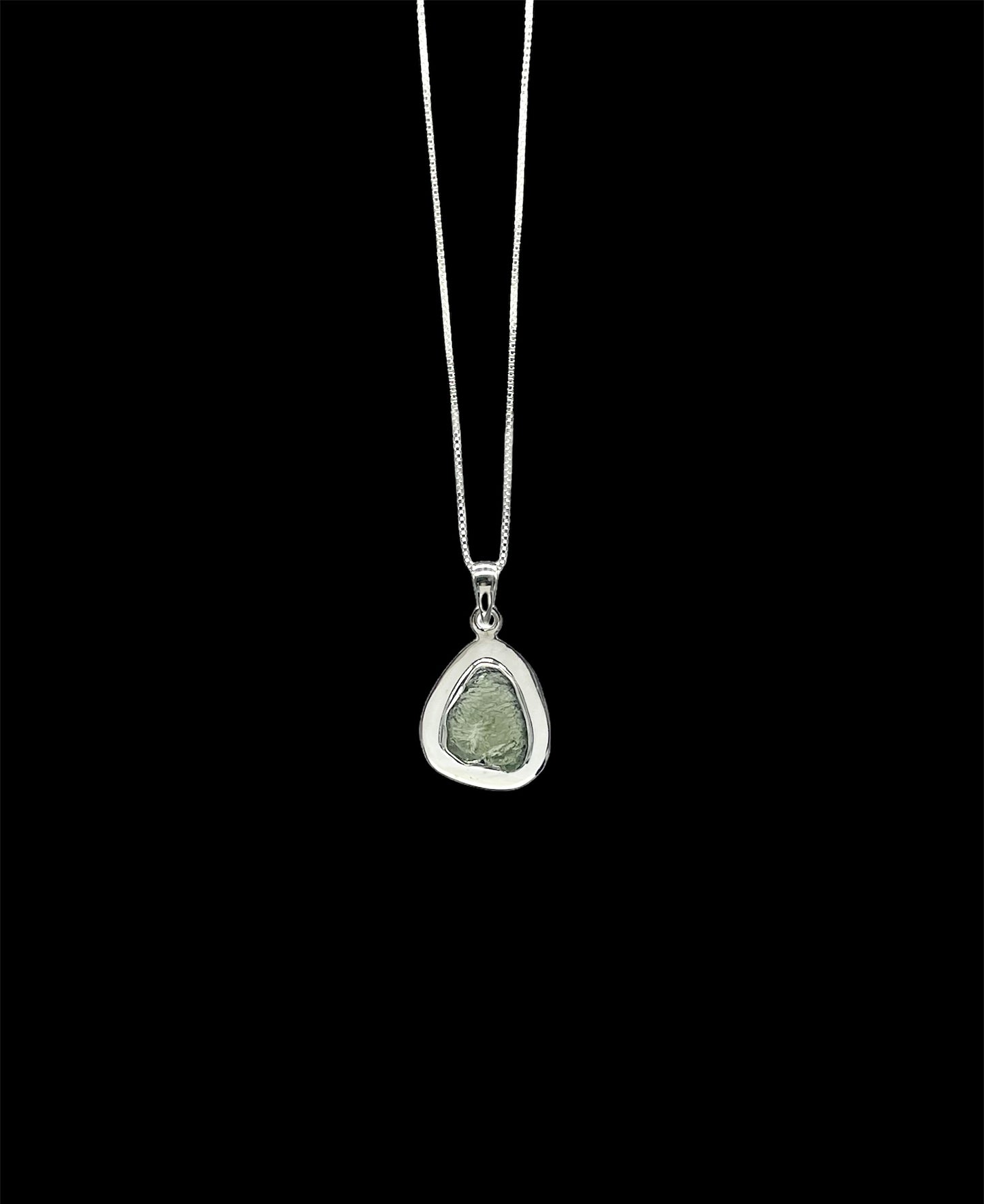 Moldavite, .925 Sterling Silver, Pendent, Necklace #MP206