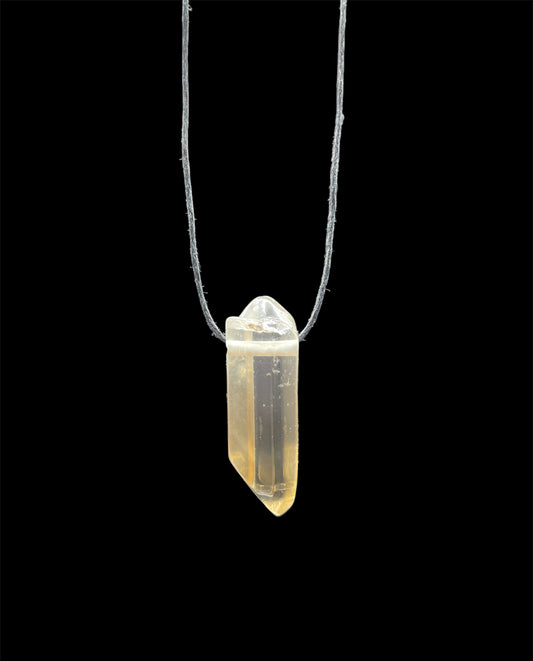 Citrine, Pendant, Natural Stone, Necklace