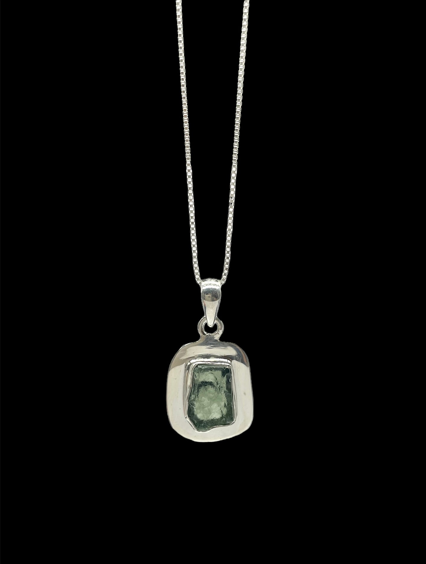 Moldavite, .925 Sterling Silver, Pendent, Necklace #MP202