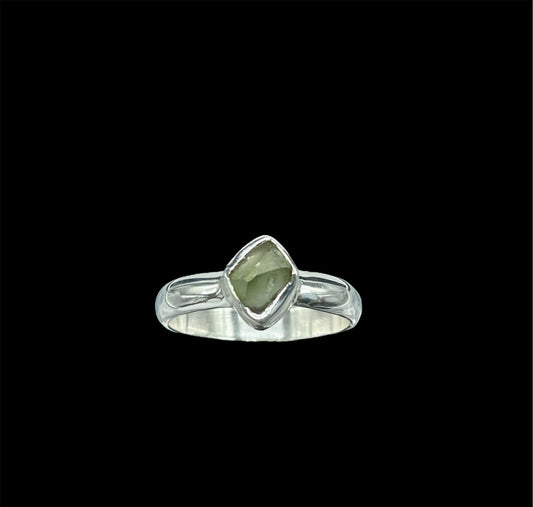 Moldavite, .925 Sterling Silver, Ring #MR101